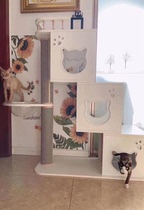 510 Cat Park Cat Climbing Shelf Triple Step Walk High Space Cabin Climbing Shelf Filmed Contact Kf Change Price