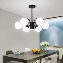 Restaurant Chandelier Modern Minima Nordic Light Lavish Creative Living Room Lamps Home Dining Table Dining Room Table Magic Bean Lights