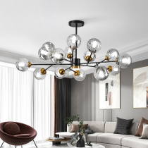 Living room lamp 2022 New Nordic modern minimalist atmosphere Home lamps Combined Full house package Living room chandelia