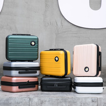 Accessories on the suitcase can be hung with a sleeve pull bar case hand makeup bag Mini 16 inch password box small trip