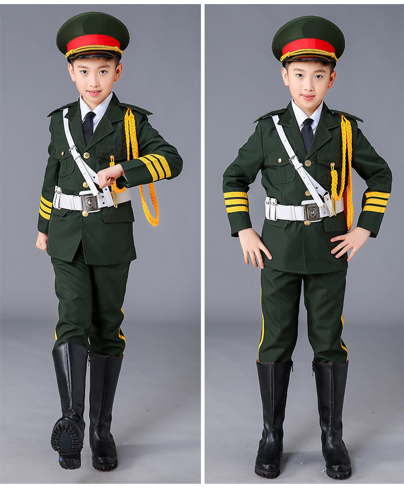 儿童升旗手服装中小学生升旗手幼儿园升国旗鼓号队服装升国旗礼服