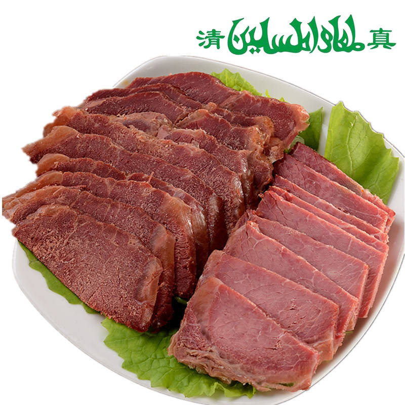 【清真】即食五香黄牛肉250gx2袋_