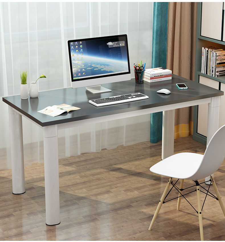 简易电脑台式桌简约卧室写字台书桌学生学习桌出租房家用办公桌子