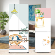 Fridge Stickler Elegant Life Full Sticker Refurbished Stick Creative Decoration Sticker self-adhesive waterproof removable custom kitty