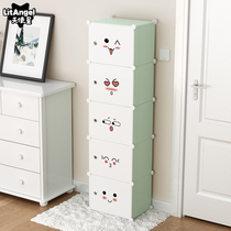 Simple shoe cabinet storage household plastic put on the door shoe shelf assembly dormitory economical dustproof multi-layer space