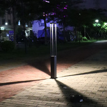Outdoor view lamp column garden courtyard lamp waterproof garden lamp square cell street light to pick up high pole lamp straw terrace lamp