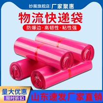 Pink Express Bag Thick Waterproof Packing Bag Wholesale 28423852 Plastic Bag Logistics Packaging Customized
