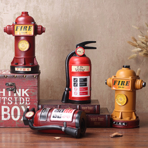 Fire hydrant ornaments retro fire extinguisher home creative props bar unit activity prizes childrens piggy bank