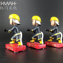 My ideal fire doll publicity activities small gifts children firefighters ornaments hand-made model dolls