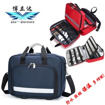Medical insulation containing bag portable single shoulder multifunction first aid package insulin refrigeration bag Medical abrasion-proof ambulance bag