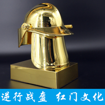 Reverse Walker fire souvenir firefighting helmet model collection send comrades leader ornaments zinc alloy gift box