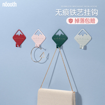 Iron Art Traceless Hooks Powerful Adhesive Hooks No Holes Behind Wall Doors Powerful Load-bearing Hooks Metal Hanger Hooks