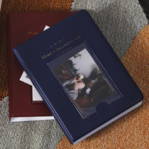 Red Blue Retro Album Book Photo Shoot Standing Small Card 3 Inch Collection Containing Handbill Card Bill Small Ticket Booklet