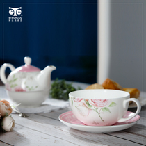 Stechcol first love mother and child pot Pink printed tea set British style British style afternoon tea