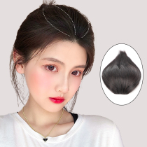 Wig-shaped sliced natural real hair pad hair pad head hair increase invisible scarless fluffy pine hair replacement block