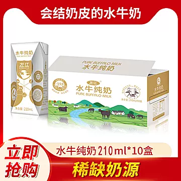 【稀缺奶源】左江水牛纯奶210ml*20盒[20元优惠券]-寻折猪