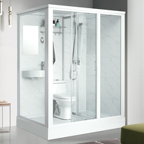 Shower room Overall bathroom bathroom integrated bathroom househousedry and wet separation partition hotel
