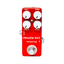 Mosky Crunch English distortion effect device electric guitar light distortion slow shake single block re-engraved Crunch Box