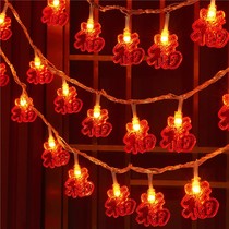 New Year's Red Lantern Chinese Knotted Beacon Beacon Lighting Lamps Full of Planet Spring Festival Households