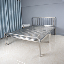 Tool-free installation of stainless steel sheet double 1 2 m 1 5 m 1 8 m princess bed mute bed board one