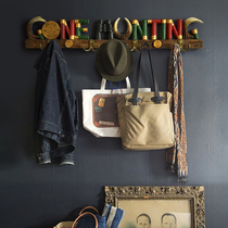 American Home Wall Decoration Hook Creative Wall Personality Key Platoon Hook Xuan Guan Doorway Clothes Hat Rack Shelf