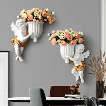 Wall-mounted Eu Style Cubitt Angel Living Room Wall Wall Creative Pendant Sofa Background Wall Xuan Guan Jiu Ornaments