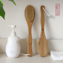 Chu Nian (beauty and health)Bristle bath brush soft hair long handle bath single-sided double-sided brush rub back without stiff hair