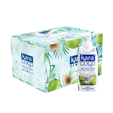 【Kara】coco椰子水330ml*8瓶进口不添加[10元优惠券]-寻折猪
