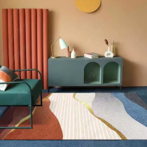 Modern light luxury carpet Bedroom living room stall room full of sofa coffee table Nordic same style floor mat can be customized