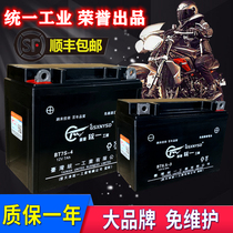 Unified industrial motorcycle battery 12v maintenance-free universal 7a9a125 pedal bending beam moped dry battery