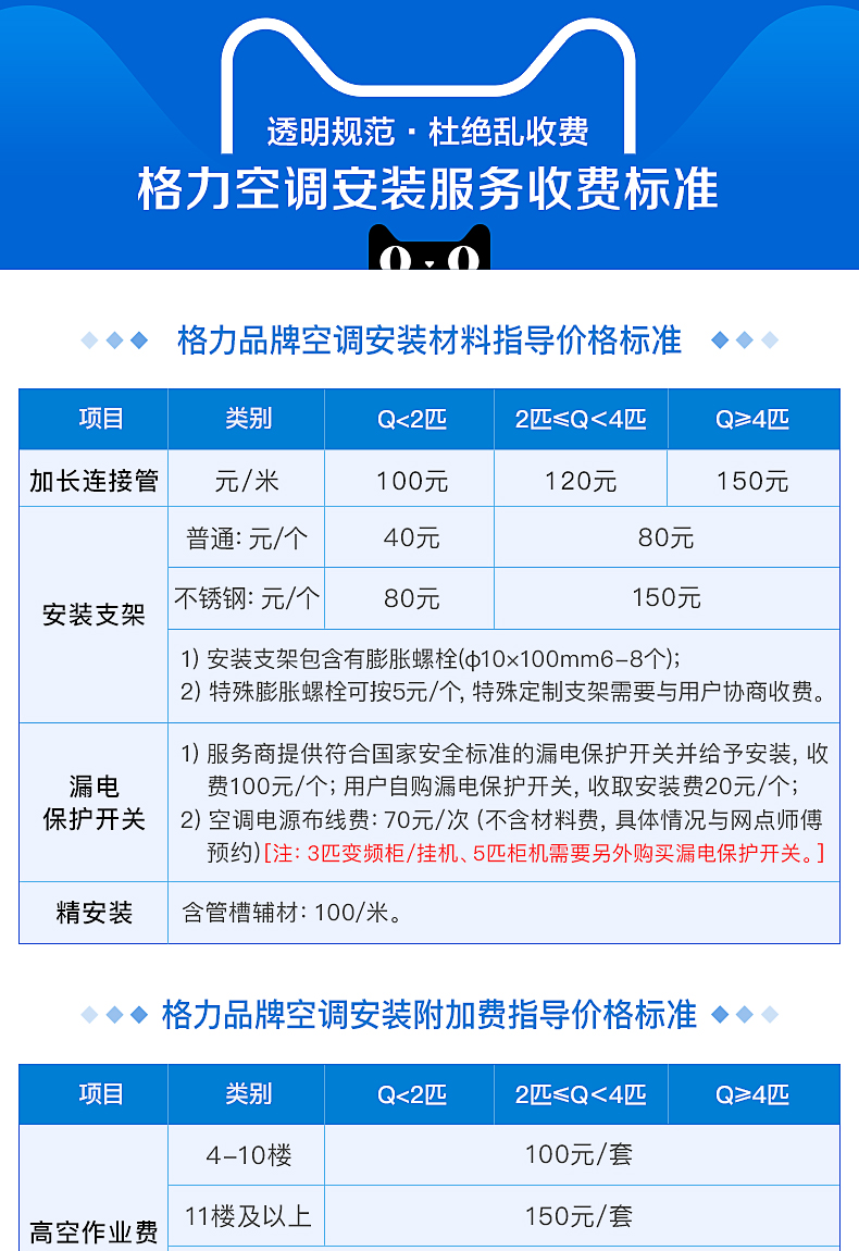 格力120清凉湾参数图片