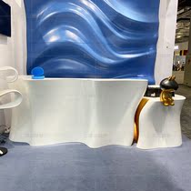 New product on the new creative printing Commercial light luxury bar reception desk cashier household cabinet model custom proofing
