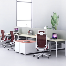 Ergonomic office chair Comfortable sedentary staff chair Lumbar support backrest Computer chair Armrest Adjustable swivel chair Lift chair