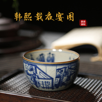 (Jingdezhen Old Clay Han Xizai Night Banquet Host Cup) Excellent gift