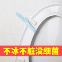 Toilet silicone cover household toilet cover anti-dirty handle handle cover sanitary flap handle creative artifact