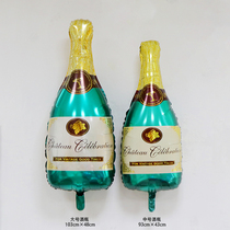 Adult Birthday Scene Archive Anniversary PartyBackground Wall Decoration Festival Dress Champagne Bottle Balloon