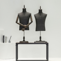 Male model props half body clothing window display display stand full body suit custom desk model shelf