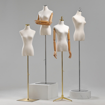 Clothing store model props female half-body wedding dress display stand Womens window full body dummy table model shelf