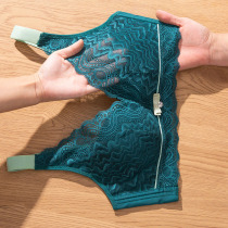 Underwear women gather without trace to collect secondary breasts without steel rings sexy thin large size large chest small adjustment bra