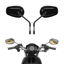 Suitable for modification of Harley Road King Sportman XL883 tough guy gliding universal 8mm rearview mirror reflective mirror