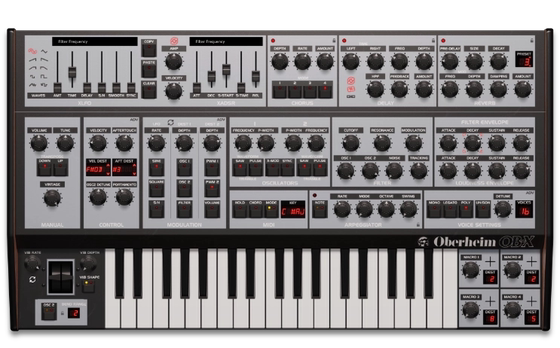 Gforce Oberheim OB-X 시뮬레이션 신디사이저 전자 드럼베이스 플러그인 스타일 WIN/MAC Gforce Oberheim OB-X 시뮬레이션 신디사이저 전자 드럼베이스 플러그인 스타일 WIN/MAC