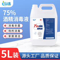 75-degree alcohol disinfectant big barrel doctor-specific anti-epidemic ethanol disinfection water home indoor skin sterilization disposable spray