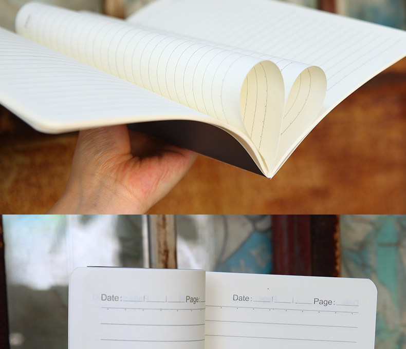 b5笔记本子复古纯色简约线装本莫兰迪色系ins简约b5初高中生大学