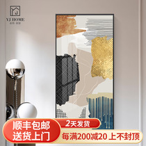 Fig.-style minimalist decoration painting Xuan Guan mural creative abstract modern minimalist entrance to the end of the familys Genguan Corridor Hang