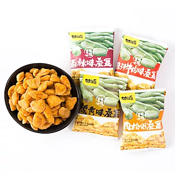 【甘源】蟹黄味蚕豆小零食500g[3元优惠券]-寻折猪