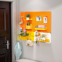 Wall Dongle Board Wall Partition Shelf Metal Free Stiletto Living Room Genguan Desk Containing Wall Display Shelf