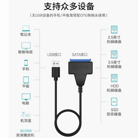 SATA에서 USB3.0 EASE DRIVE 케이블 하드 드라이브 연결 케이블 컨버터 리더 어댑터 케이블 2.5/3.5 인치 SSD 솔리드 스테이트 기계식 하드 드라이브 데스크톱 랩톱 외부 광학 드라이브 인터페이스 SATA에서 USB3.0 EASE DRIVE 케이블 하드 드라이브 연결 케이블 컨버터 리더 어댑터 케이블 2.5/3.5 인치 SSD 솔리드 스테이트 기계식 하드 드라이브 데스크톱 랩톱 외부 광학 드라이브 인터페이스