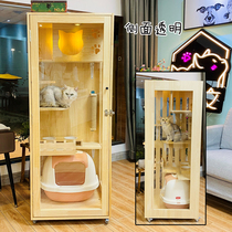 Cat Villa Solid Wood Cat House Cat House Cat Cabinet Cat Display Cabinet Cat Display Cabinet Cat House Cat Bed