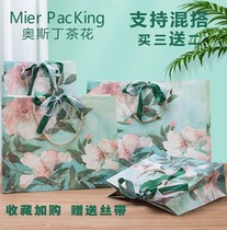 ins hand gift bag Clothing bag Exquisite birthday gift bag Paper bag High-end tote bag custom logo