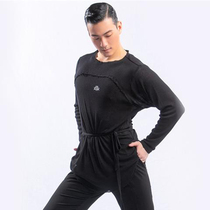Dongxin dance suit Latin dance t-shirt mens adult Latin practice suit National standard professional dance top 2021 new
